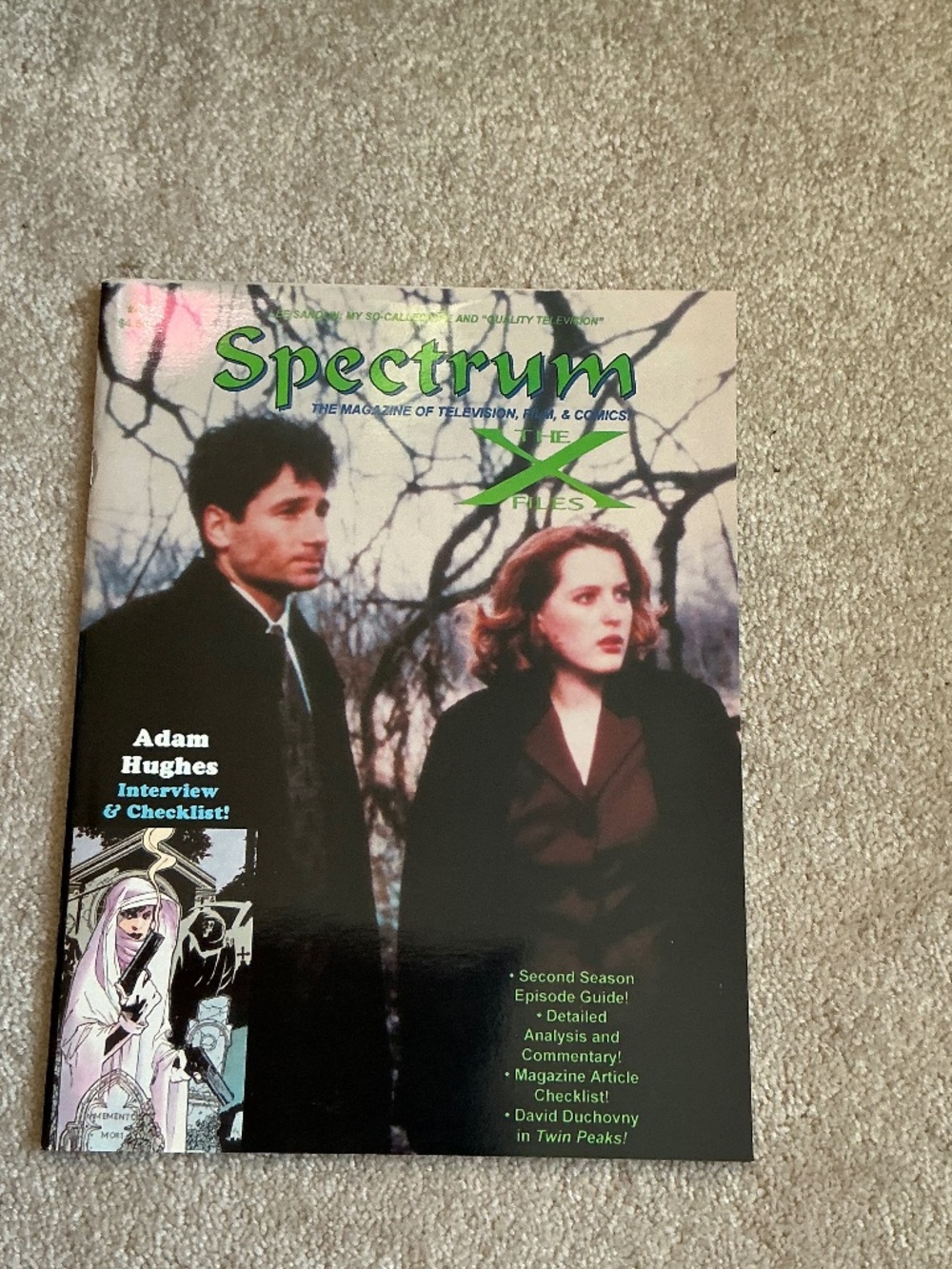 Spectrum The Magazine of Television Film &. Comics The X-Files Issue 4 1995